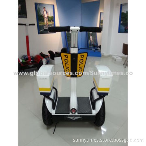 2 Wheels self balance electric chariot scooter, police patrol with CE